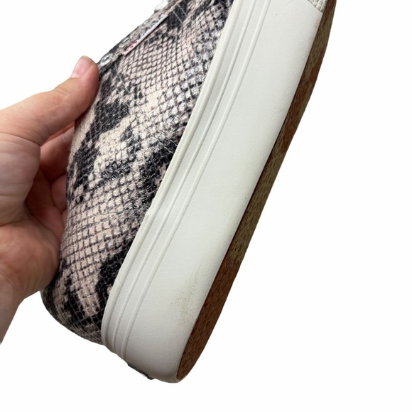 READ NWT Superga Snake Platform Sneakers Size US 8.5 - Picture 7 of 13